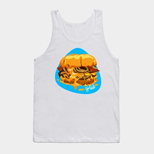 Cheeseburger with bacon and onion Tank Top